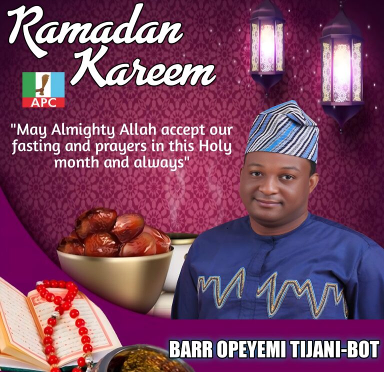 Ibarapa APC Stalwart, Barrister Opeyemi Tijani, Greets Muslims at Ramadan, Commends Christians on Lent, Calls for United Prayers for Nigeria and President Tinubu aiphoto 1771376316791